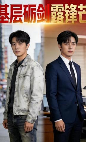 短剧《基层砺剑露锋芒》海报