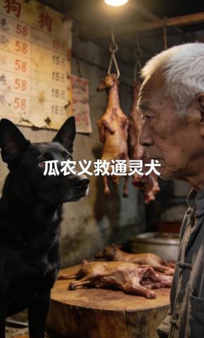 短剧《瓜农义救通灵犬》海报
