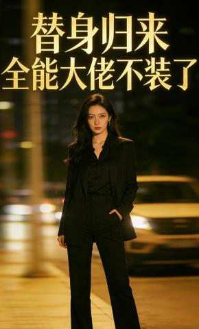 短剧《替身归来：全能大佬不装了》海报