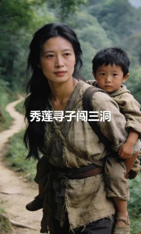 短剧《秀莲寻子闯三洞》海报