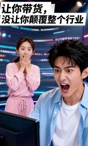 短剧《让你带货，没让你颠覆整个行业》海报