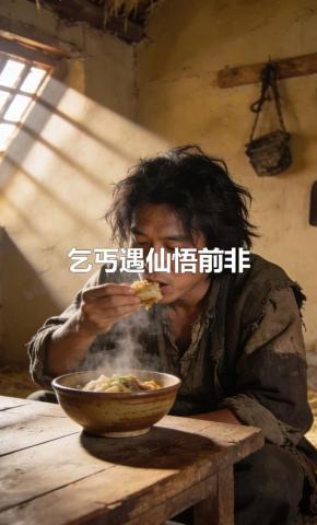 短剧《乞丐遇仙悟前非》海报