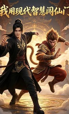 短剧《我用现代智慧闯仙门》海报