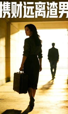 短剧《携财远离渣男》海报