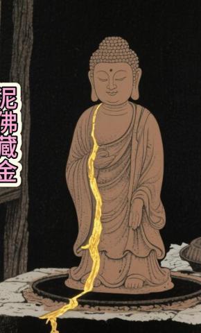 短剧《泥佛藏金》海报