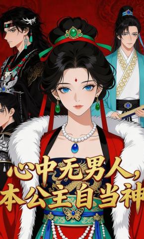 短剧《心中无男人，本公主自当神》海报