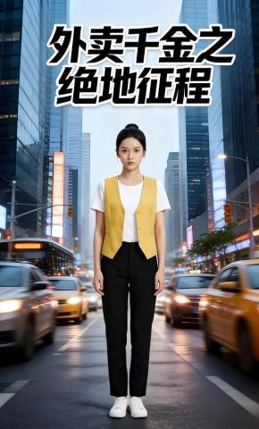 短剧《外卖千金之绝地征程》海报