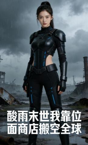 短剧《酸雨末世：我靠位面商店搬空全球》海报