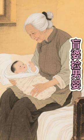 短剧《盲婆捡男婴》海报