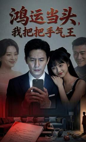 短剧《鸿运当头，我把把手气王》海报