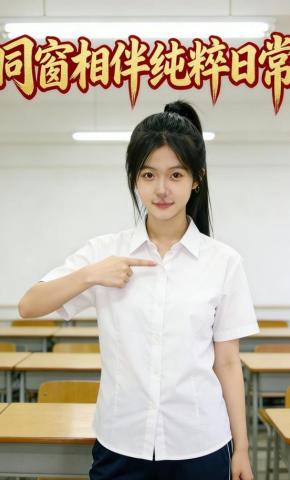 短剧《同窗相伴纯粹日常》海报