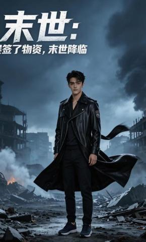 短剧《末世：误签了物资，末世降临》海报