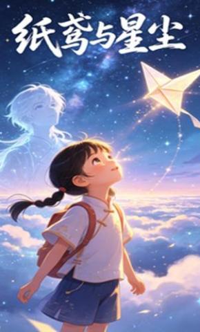 短剧《纸鸢与星尘》海报