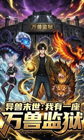 短剧《异兽末世：我有一座万兽监狱》海报