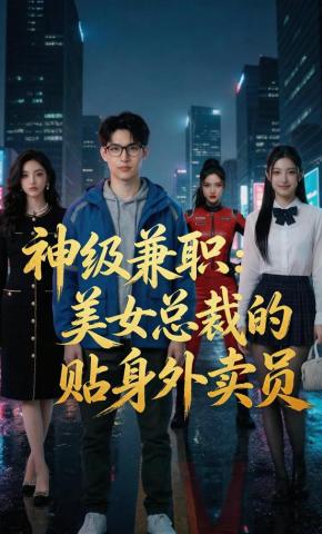 短剧《神级兼职：美女总裁的贴身外卖员》海报