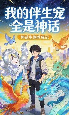 短剧《我的伴生宠全是神话》海报