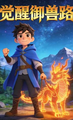 短剧《觉醒御兽路》海报