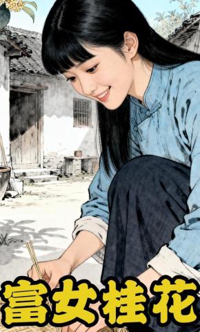 短剧《富女桂花》海报