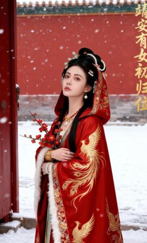 短剧《靖安有女初归位》海报