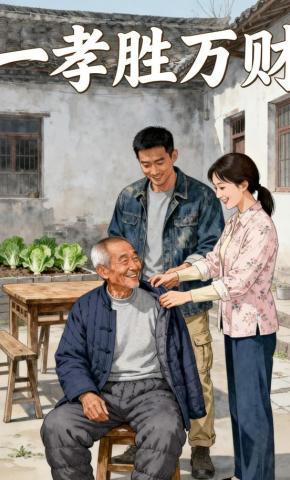 短剧《一孝胜万财》海报