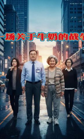 短剧《一场关于牛奶的战争》海报