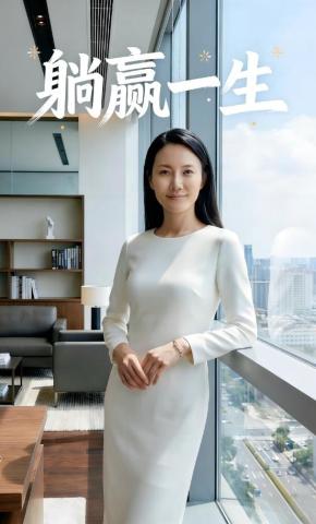 短剧《躺赢一生》海报