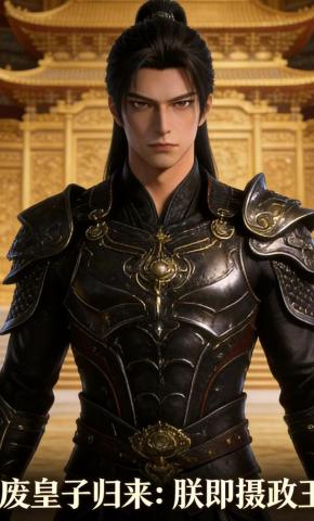 短剧《废皇子归来：朕即摄政王》海报