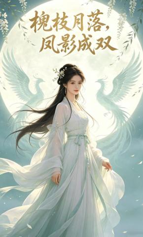 短剧《槐枝月落，凤影成双》海报