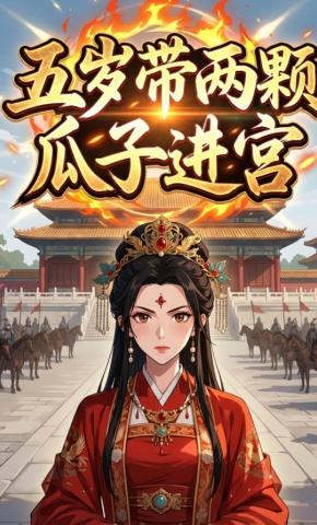 短剧《五岁带两颗瓜子进宫》海报