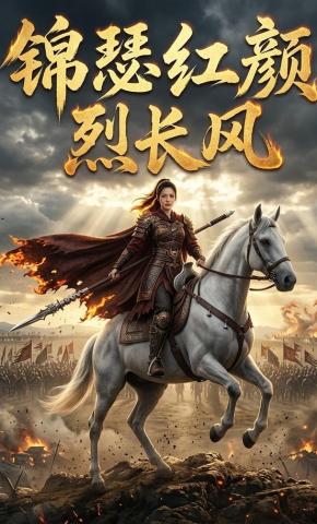 短剧《锦瑟红颜烈长风》海报