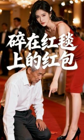 短剧《碎在红毯上的红包》海报