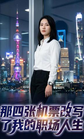 短剧《那四张机票，改写了我的职场人生》海报