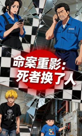 短剧《命案重影：死者换了人》海报