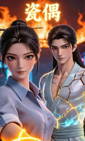 短剧《瓷偶》海报