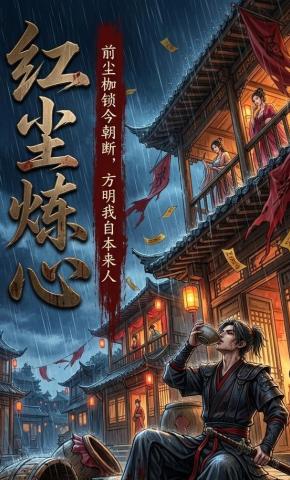 短剧《红尘炼心》海报