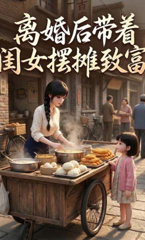 短剧《离婚后带着闺女摆摊致富》海报