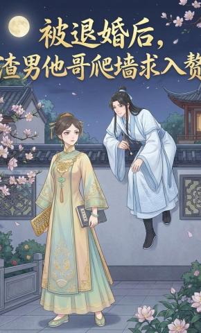 短剧《被退婚后，渣男他哥爬墙求入赘》海报