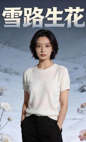 短剧《雪路生花》海报