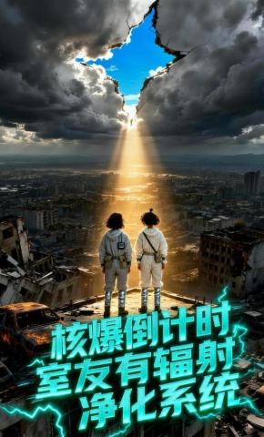 短剧《核爆倒计时，室友有辐射净化系统》海报