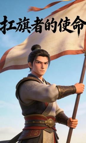 短剧《扛旗者的使命》海报