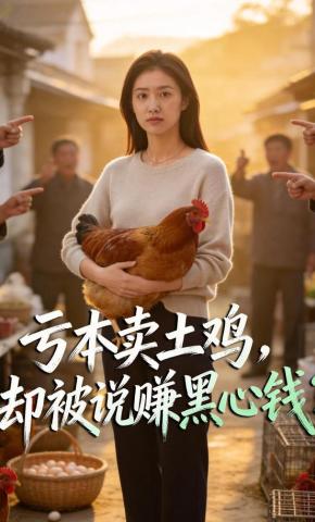 短剧《亏本卖土鸡，却被说赚黑心钱》海报