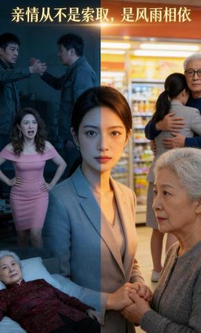 短剧《亲情从不是索取，是风雨相依》海报