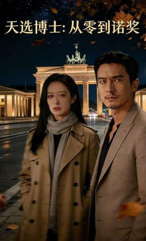 短剧《天选博士：从零到诺奖》海报