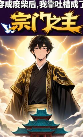 短剧《穿成废柴后，我靠吐槽成了宗门之主》海报