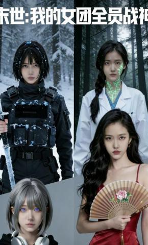 短剧《末世：我的女团全员战神》海报