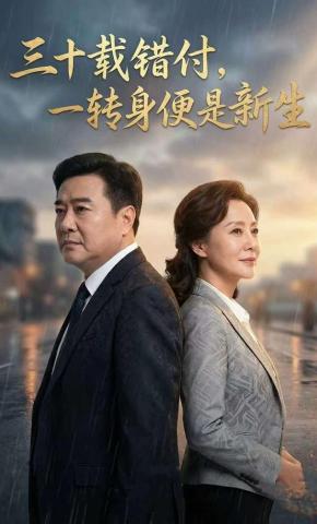 短剧《三十载错付，一转身便是新生》海报