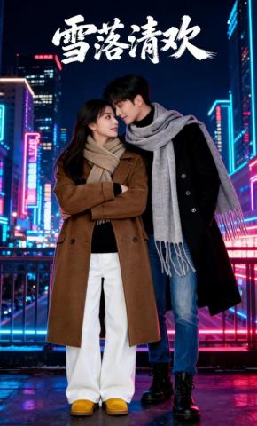 短剧《雪落清欢》海报