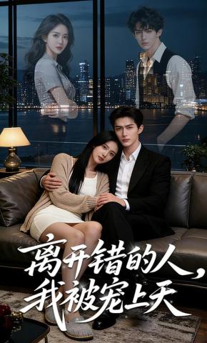 短剧《离开错的人，我被宠上天》海报