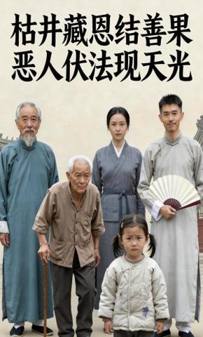 短剧《枯井藏恩结善果，恶人伏法现天光》海报