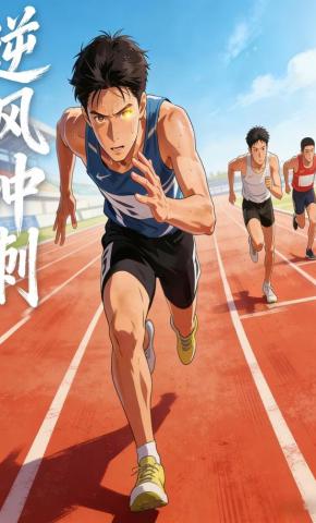 短剧《逆风冲刺》海报